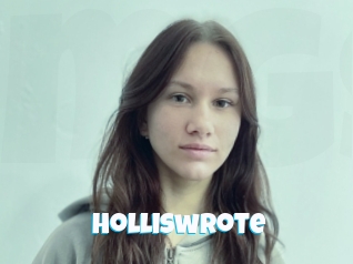 Holliswrote